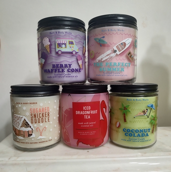 🚨SOLD🚨 Bath and body works single wick candles. - Picture 1 of 1